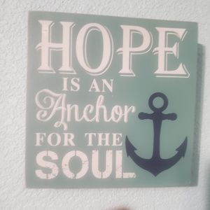Wood wall art underwater